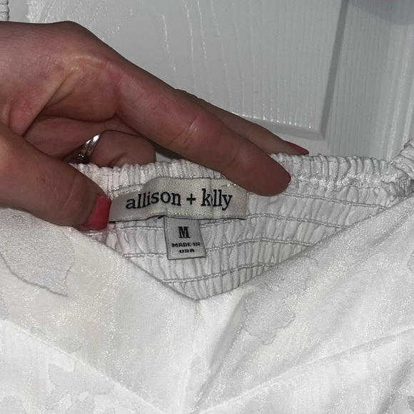 White Floral Allison + Dress - Picture 3 of 3